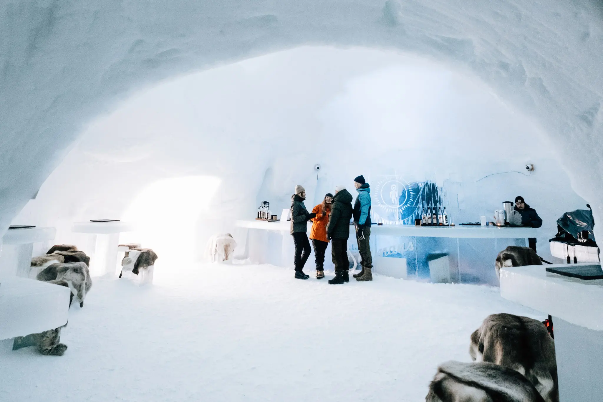 Monde des bonhommes de neige
