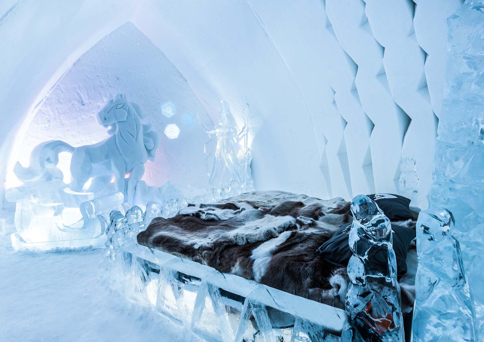 Chambre du Snowhotel