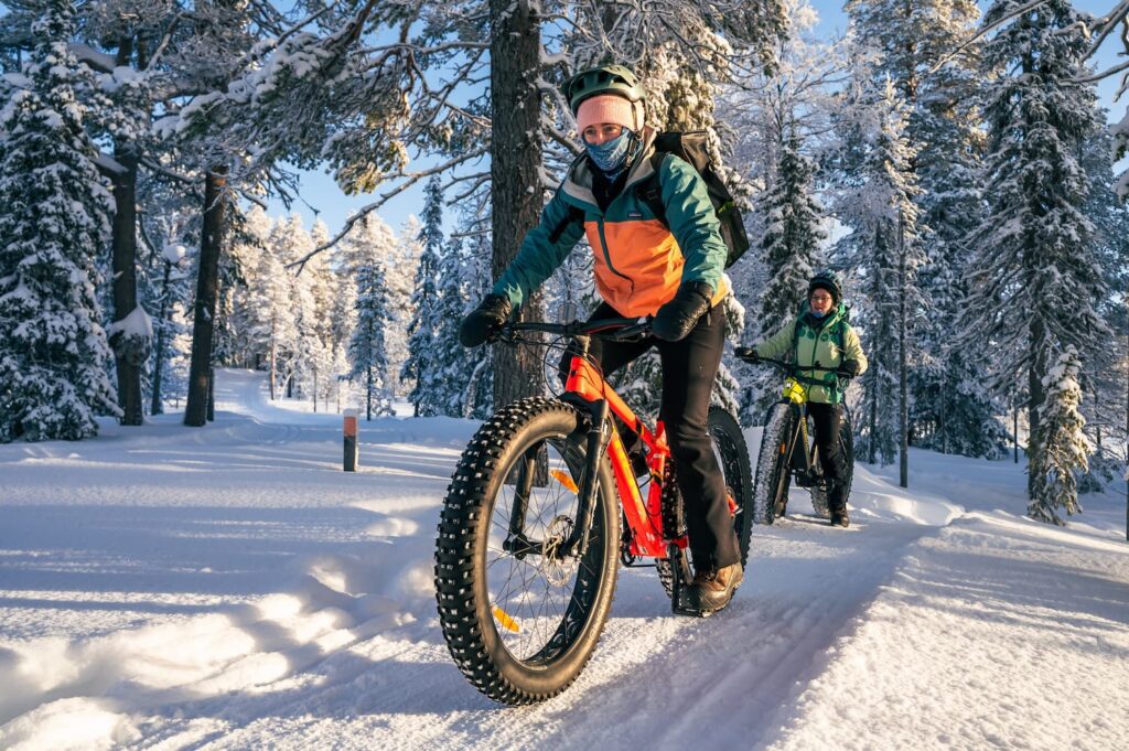 Fatbike - Laponie - Voyage en Laponie - aurores boréales - voyages en Laponie - Luosto